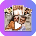 video maker: photo music video android application logo